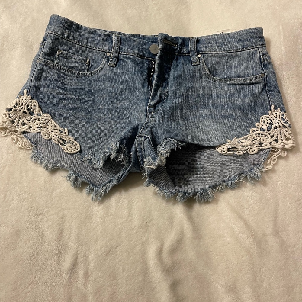 Cute denim shorts - saks fifth ave